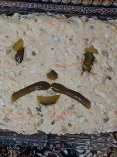 عکسی از دستور سالاد الویه