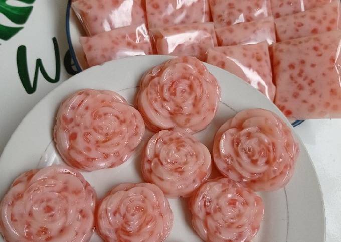 Resep Jajanan Pasar Cantik Manis Sagu Mutiara Oleh Putri Rea Cookpad