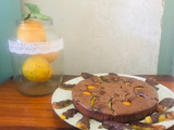Brownie con naranjas confitadas 🍊Facilísimo y rápido