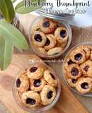 Blueberry Thumbprint Cheese Cookies