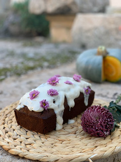 Una foto de Bizcocho de calabaza sencillo