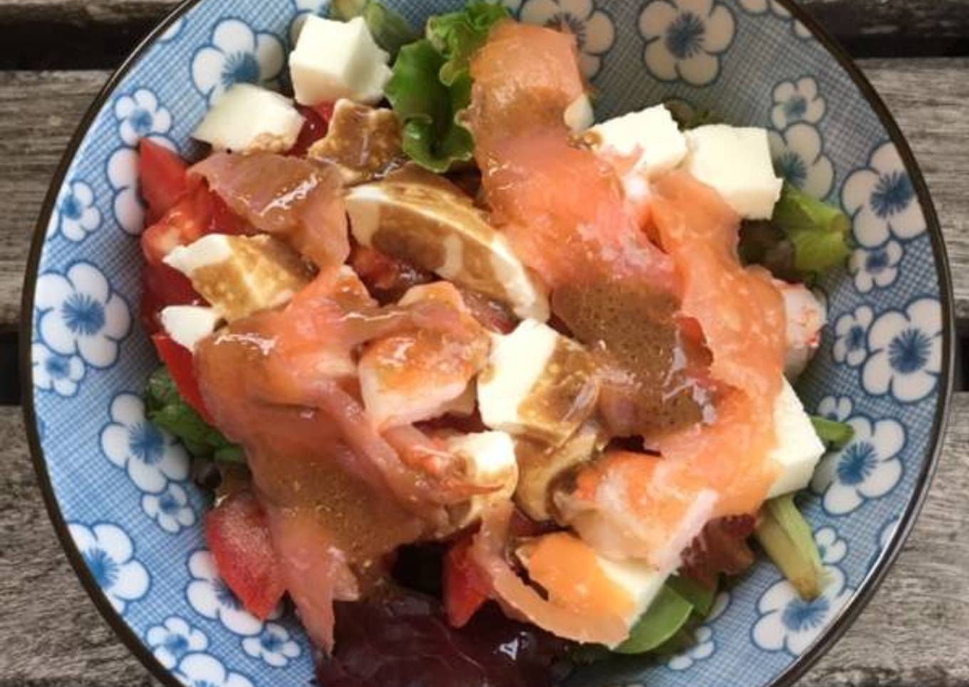 Salade au saumon simple et rapide