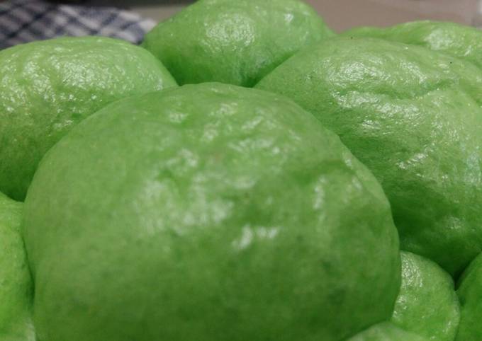 Yuk intip, Resep memasak Roti sobek kukus sweet green dijamin spesial