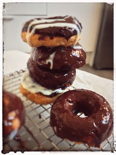 Una foto de Donuts 🍩 fit de avellana y avena