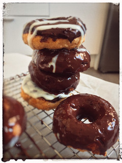 Una foto de Donuts 🍩 fit de avellana y avena