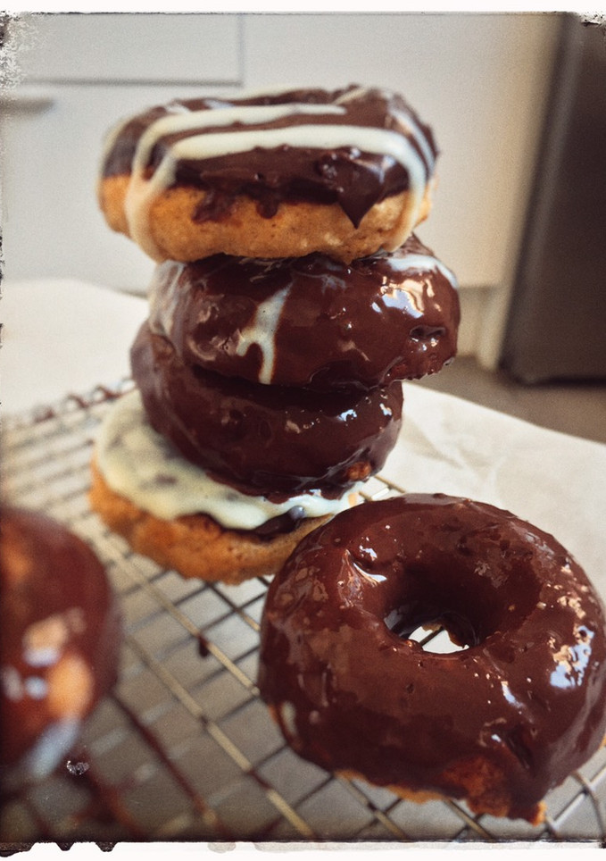 Una foto de Donuts 🍩 fit de avellana y avena