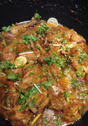 A picture of Chicken krahi.
