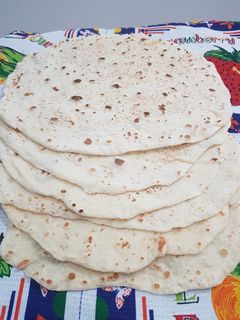 عکسی از دستور نان تافتون خانگی