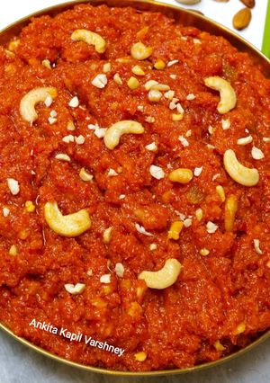 A picture of Gajar Halwa.