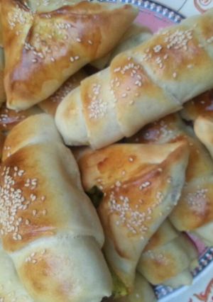 صورة لوصفة فطائر دجاج