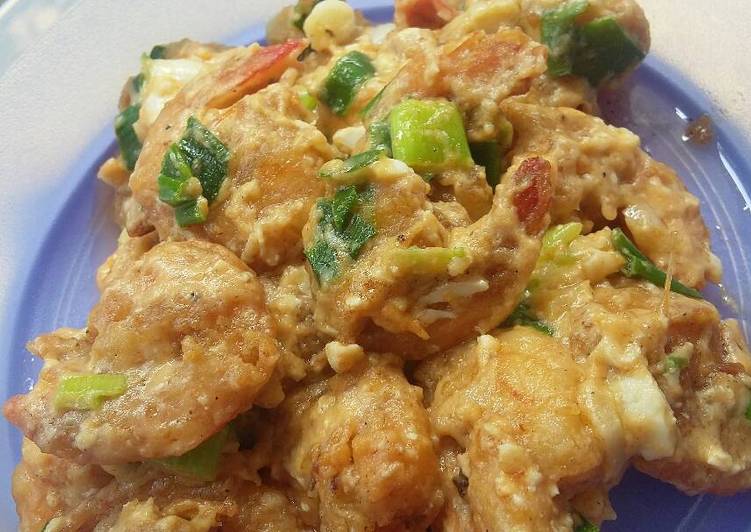 Resep: Udang Goreng Telur Asin yang Enak