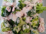 Brócoli con jamón