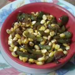 A picture of Stir-fried sweet corns :.