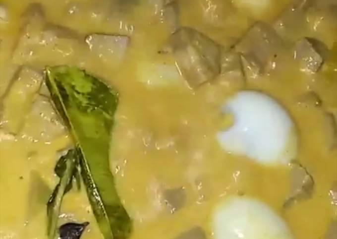 Resep: Gulai Cubadak jo Talua abuih /gulai nangka+ telur rebus Gampang