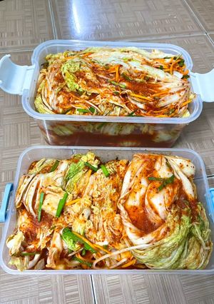 Hình của món Kim Chi Cải Thảo.