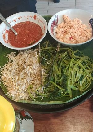 Foto resep Pelecing kangkung khas lombok