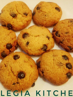 Foto resep 62. Almond Choco Chips Cookies (Sugar and Gluten free)