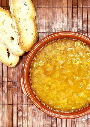 Una foto de Sopa de cebolla