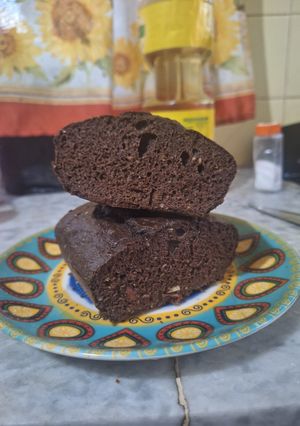 Una foto de Budín de chocolate y almendras KETO - Low Carb