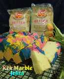 Kek Marble Jelita Gebu Gebas
