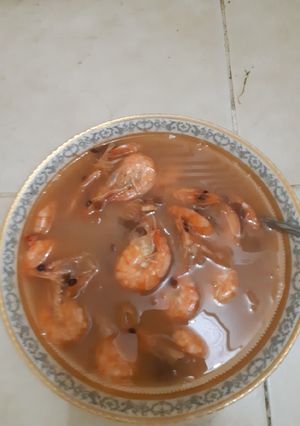Foto resep Udang kuah asam segar