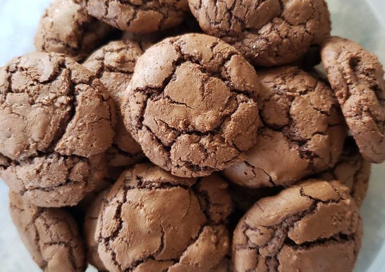 Steps to Prepare Tasty Brownie Cookies