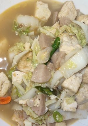 Foto resep Tumis Sawi Putih Tahu