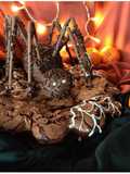 Brownie aux framboises