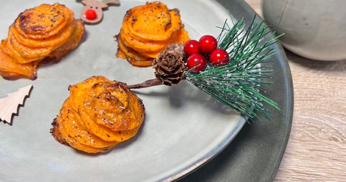 Mille feuilles de patate douce ✨-image