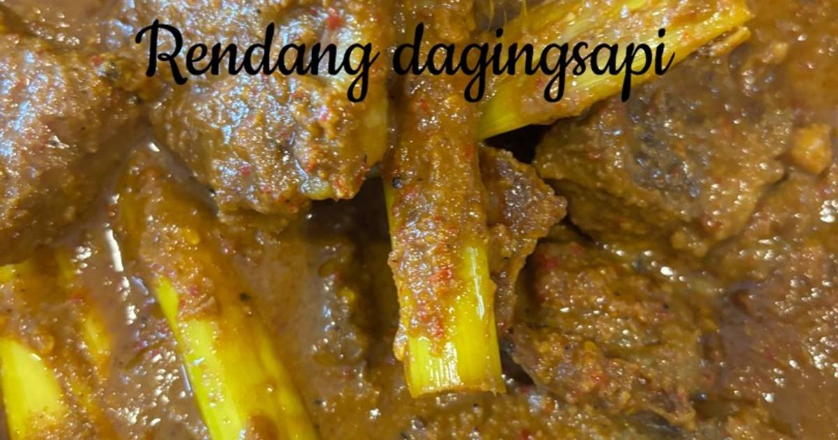 Resep Rendang Daging Sapi Mudah dan Praktis Dihidangkan