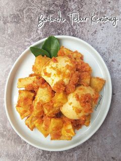 Foto resep (1.20) Balado Telur Kentang