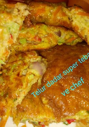 Foto resep Telur dadar super tebal