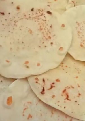 صورة لوصفة خبز الشاورما