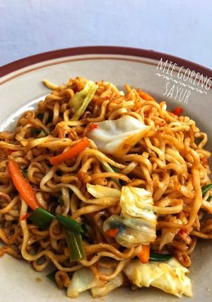 Foto resep Mie goreng sayur