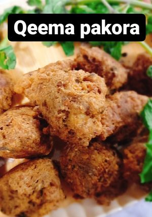 A picture of Qeema pakora.