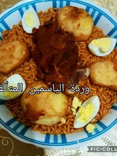 صورة لوصفة تليتلي احمر باللحم