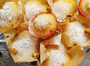 Foto di Muffin dolci di zucca con cannella e noce moscata