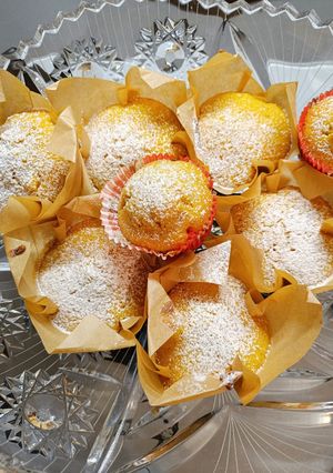 A picture of Sweet Pumpkin Muffins with Cinnamon and Nutmeg.