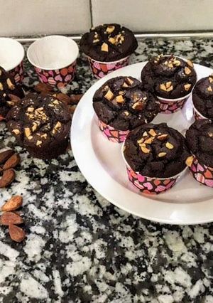 Une photo de Muffins au chocolat façon starbucks