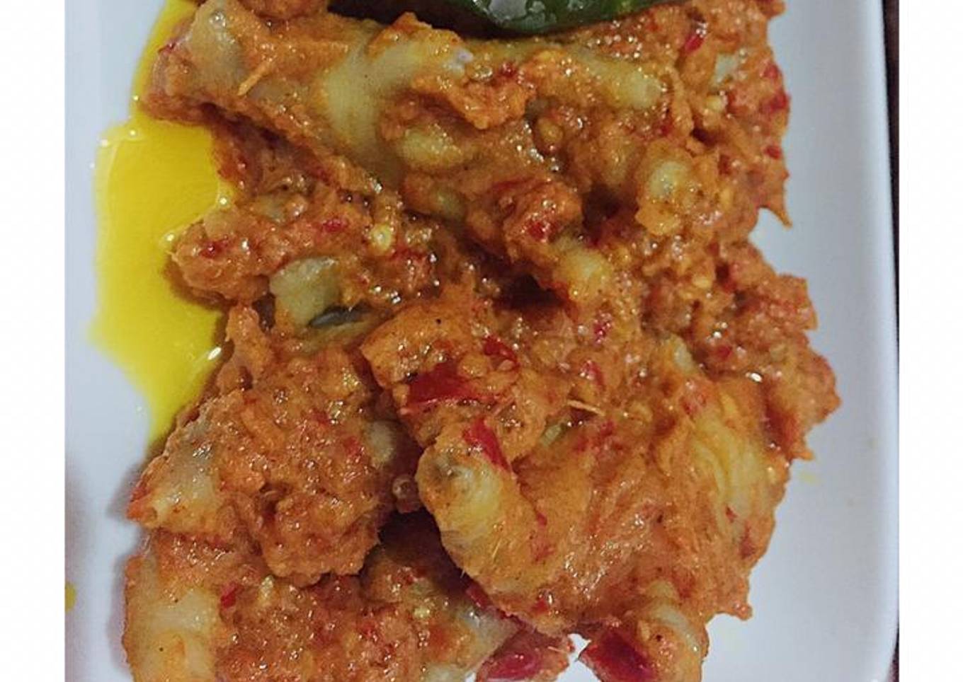 Ceker ayam asam padeh