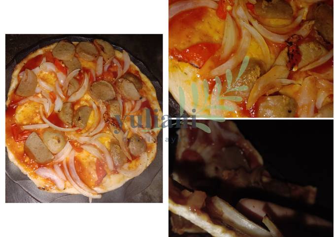 Pizza Tipis Teflon Tanpa Ragi