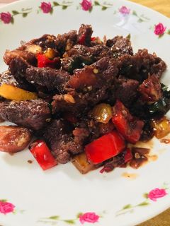 Foto resep Sapi Lada Hitam (Black Pepper Beef)