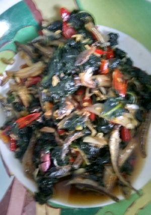 Foto resep Tumis daun pepaya ikan teri