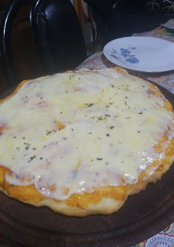 Una foto de Pizza casera