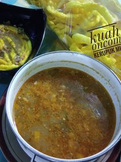 Foto resep Kuah Oncom Kerupuk Mie