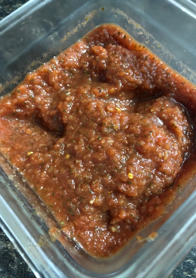 A picture of Homemade Salsa.