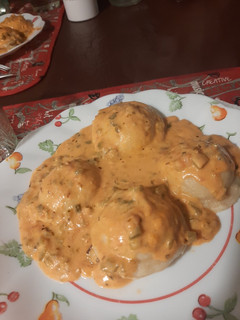 Una foto de Sorrentinos de pollo caseros