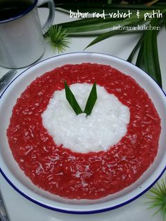 Foto resep Bubur Red Velvet & Putih