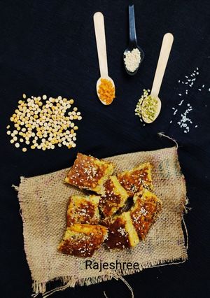 A picture of Mixed Dal Handvo.