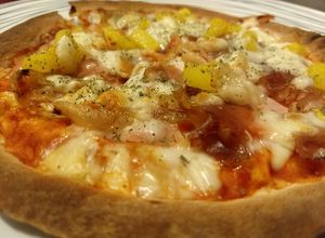 Una foto de Homemade pizza #lacocinadeBea